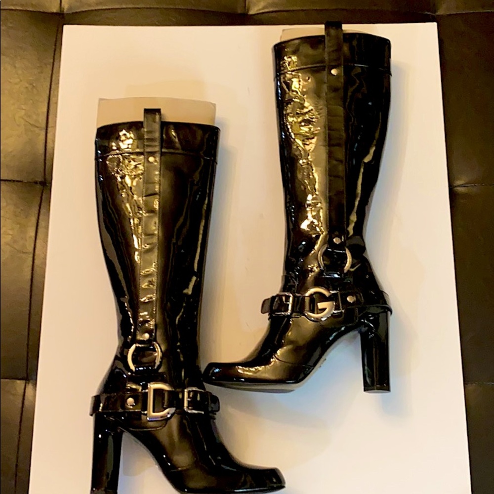 Dolce and Gabanna Patent Leather Boots